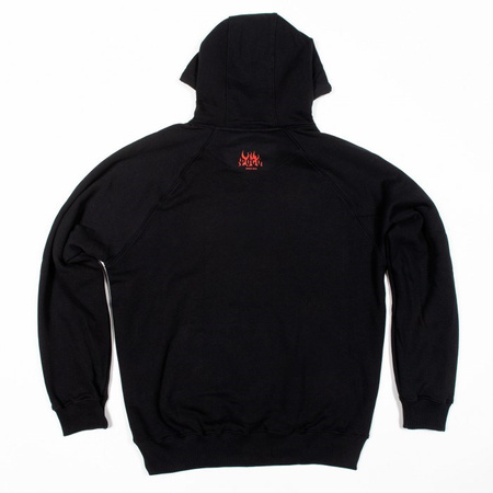 BLUZA POGO HOODIE MAGMA RED BLACK