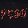 BLUZA POGO HOODIE MAGMA RED BLACK