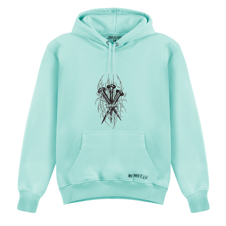 BLUZA POGO HOODIE GWOŹDZIE MINT