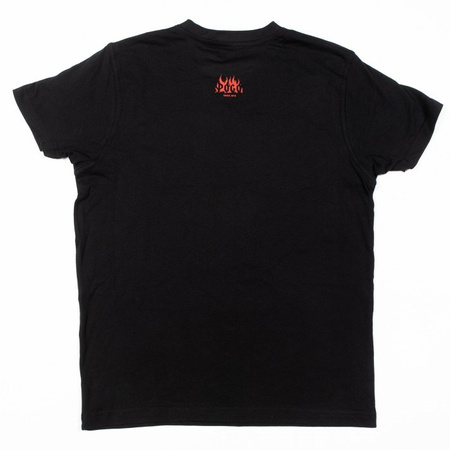 T-SHIRT POGO MAGMA RED BLACK