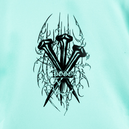 BLUZA POGO HOODIE GWOŹDZIE MINT KIDS