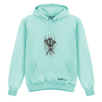 BLUZA POGO HOODIE GWOŹDZIE MINT
