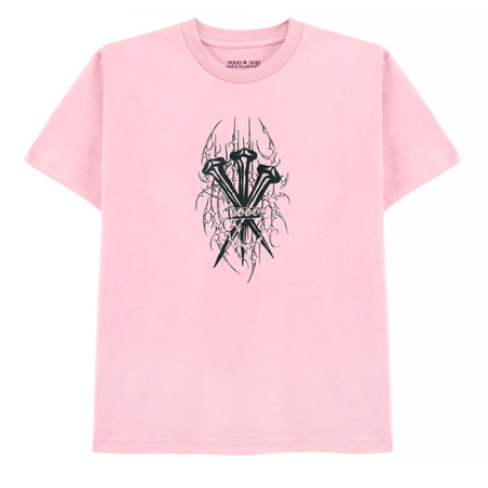 T-SHIRT POGO GWOŹDZIE PINK KIDS