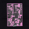 T-SHIRT POGO STRAIGHT EDGE PINK BLACK