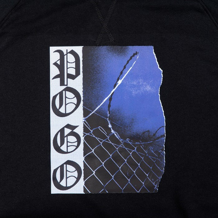 BLUZA POGO HOODIE FENCE BLACK