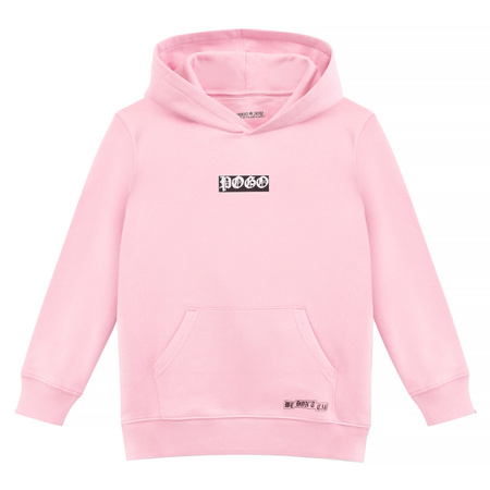 BLUZA POGO HOODIE GOTYK PINK KIDS