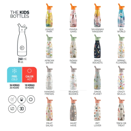 BUTELKA TERMICZNA COOL BOTTLES KIDS TRIPLE COOL DRAGON DREAMS