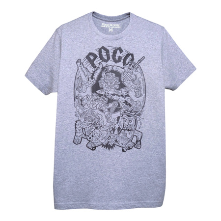 T-SHIRT POGO MOSH GREY MELANGE