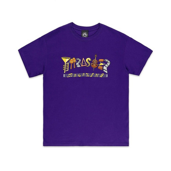 T-SHIRT THRASHER FILLMORE LOGO PURPLE