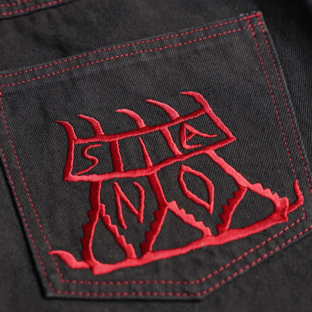 SZORTY SIANO ZIGZAG JEANS BLACK