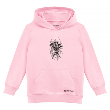 BLUZA POGO HOODIE GWOŹDZIE PINK KIDS