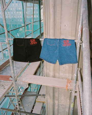 SZORTY SIANO ZIGZAG JEANS BLACK