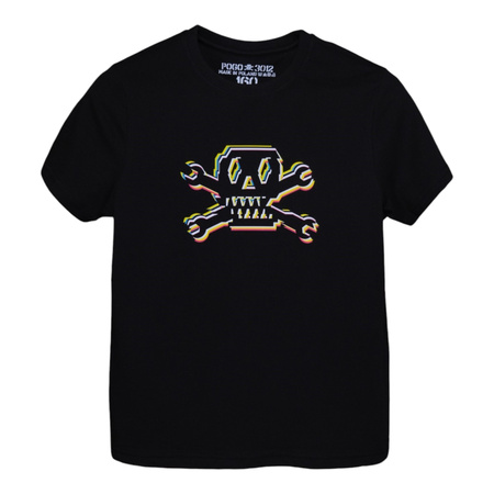 T-SHIRT POGO GLITCH TV BLACK KIDS