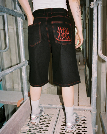 SZORTY SIANO ZIGZAG JEANS BLACK