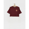 T-SHIRT VOLCOM DRUMSTONE BURGUNDY WMN