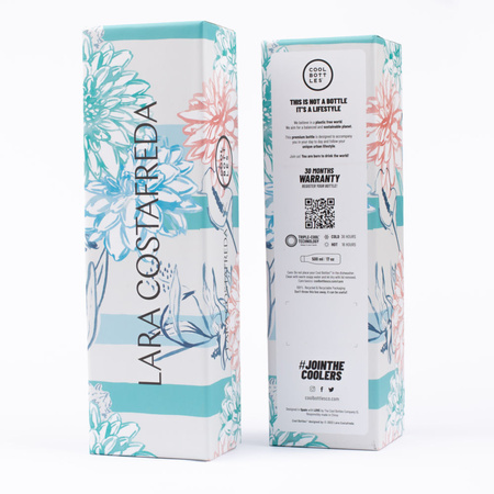 BUTELKA TERMICZNA COOL BOTTLES TRIPLE COOL XCLUSIVE LARA COSTAFREDA SHADOWS