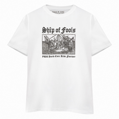 T-SHIRT POGO SHIP OF FOOLS WHITE