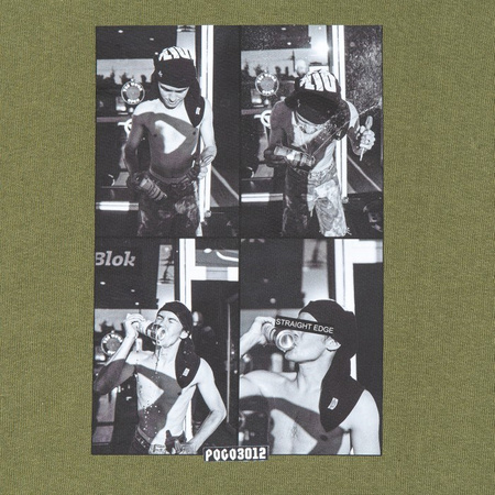 BLUZA POGO HOODIE STRAIGHT EDGE KHAKI