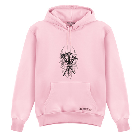 BLUZA POGO HOODIE GWOŹDZIE PINK