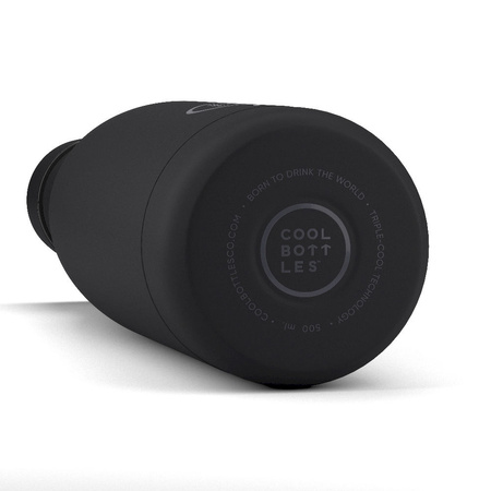 BUTELKA TERMICZNA COOL BOTTLES TRIPLE COOL MONO BLACK