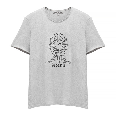 T-SHIRT POGO SZYBA GRAY