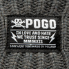 CZAPKA POGO BEANIE LOVE HATE DARK GREY