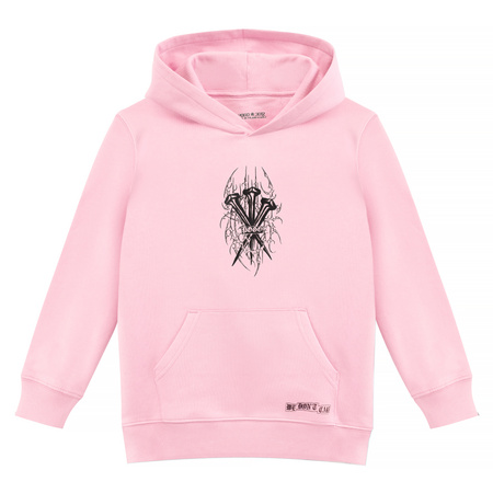 BLUZA POGO HOODIE GWOŹDZIE PINK KIDS