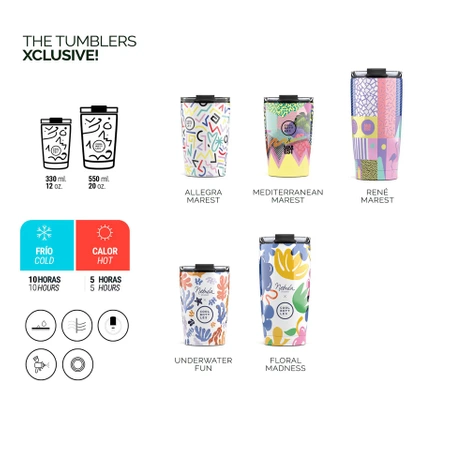 KUBEK TERMICZNY COOL BOTTLES TRIPLE COOL XCLUSIVE ANTONYO MAREST ALLEGRA