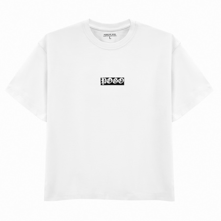 T-SHIRT POGO GOTYK WHITE