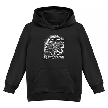 BLUZA POGO HOODIE POSTER BLACK KIDS