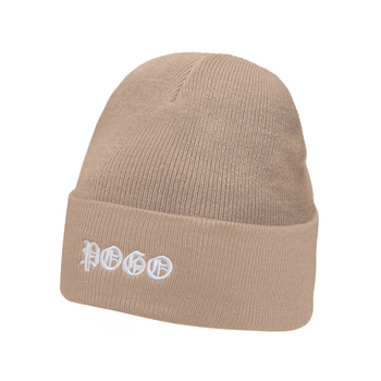 CZAPKA POGO BEANIE GOTYK BEIGE