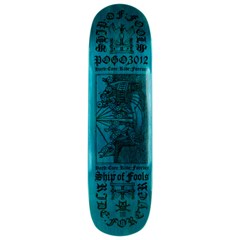 DESKA POGO SHIP OF FOOLS TRANSPARENT TURQUOISE POOL SHAPE