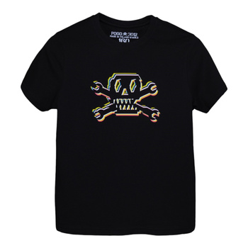 T-SHIRT POGO GLITCH TV BLACK KIDS